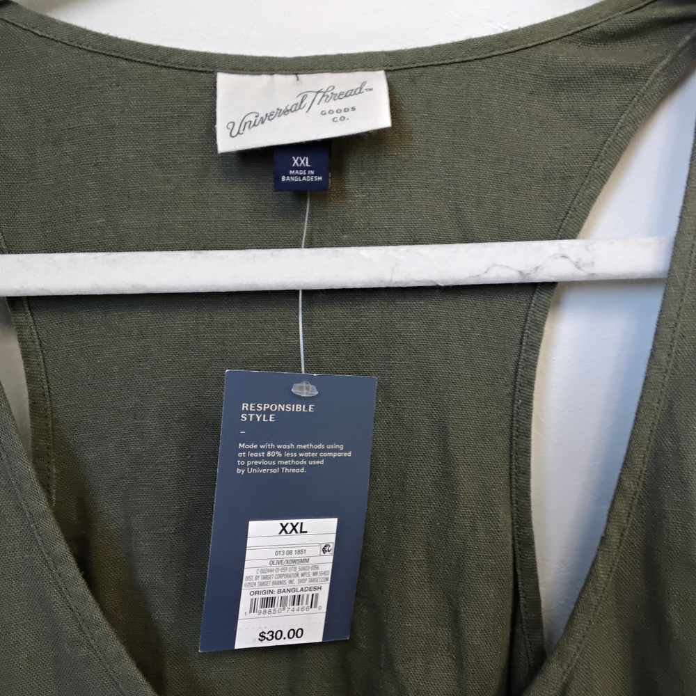 Universal Thread Olive Green Mini Dress Siza XXL #34 - Picture 3 of 3